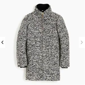 J.Crew lodge coat in speckled boucle-H2632/H3010-NWT